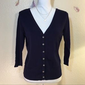 Cardigan sweater Navy blue.